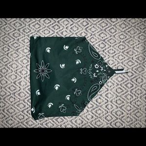 Michigan state bandeau top